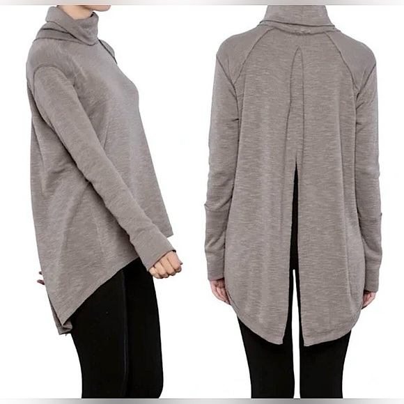 We The Free Sweaters - Free People Tara Split Back Turtle Neck